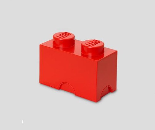 LEGO Pojemnik na klocki 2 czerwony