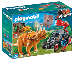 PLAYMOBIL 9434 Samochód terenowy z działającą wyrzutnią sieci