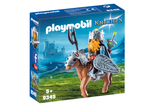 PLAYMOBIL 9345 Krasnolud z wojowniczym kucykiem