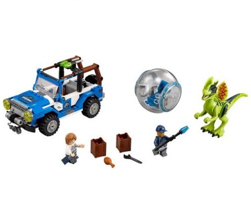 LEGO 75916 Jurassic World Zasadzka Dilofozaura