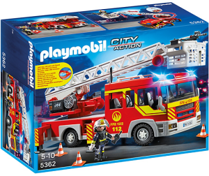 PLAYMOBIL 5362 Samochód strażacki z drabiną, światłem i dźwiękiem