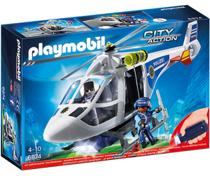 PLAYMOBIL 6874 Policyjny helikopter z reflektorem poszukiwawczym LED