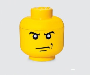 LEGO Pojemnik głowa Angry rozmiar S