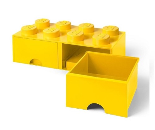 LEGO ® Pojemnik 8 Żółta Szufladka
