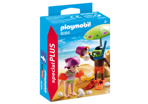 PLAYMOBIL 9085 Dzieci z zamkiem z piasku