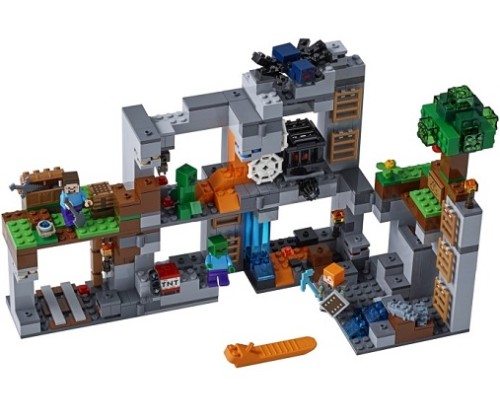 LEGO ® 21147 Minecraft Przygody na skale macierzystej
