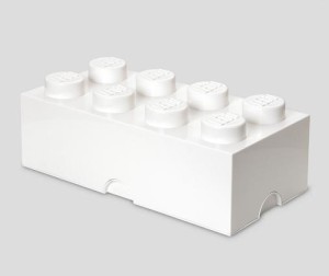  LEGO Pojemnik na klocki  8 biały 