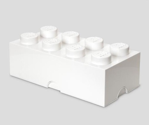 LEGO Pojemnik na klocki 8 kolor biały