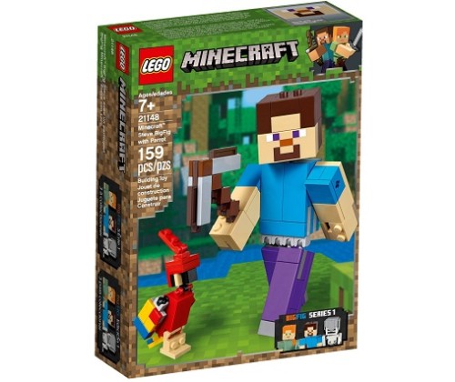 LEGO ® Minecraft 21148 BigFig - Steve z papugą