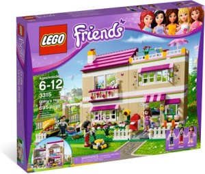 LEGO 3315 Friends Dom Oliwii wiek: 6-12 lat.