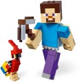 LEGO ® Minecraft 21148 BigFig - Steve z papugą