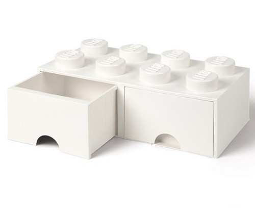 LEGO ® Pojemnik 8 Biała Szufladka