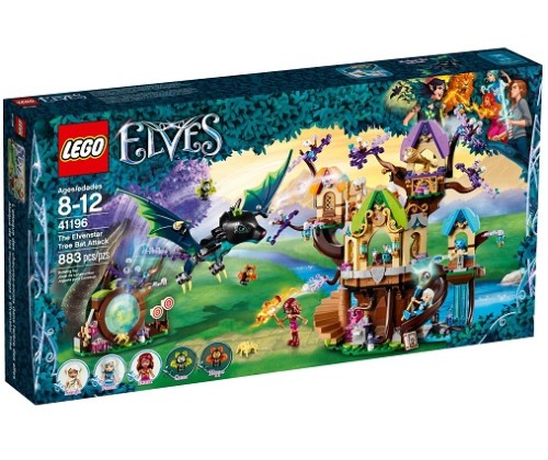 LEGO ® 41196 Elves Atak nietoperzy na drzewo Elvenstar