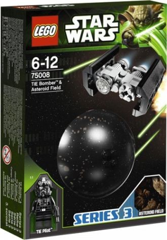  LEGO 75008 Star Wars TIE Bomber i pole asteroid
