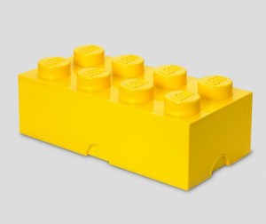  LEGO Pojemnik na klocki 8 żółty 