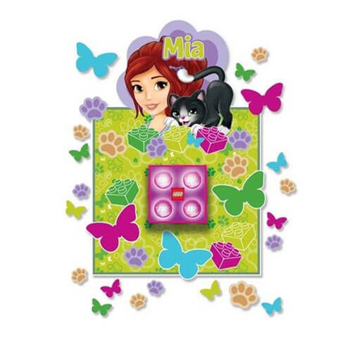  LEGO Friends Mia- lampka kinkiet + naklejka