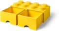 LEGO ® Pojemnik 8 Żółta Szufladka