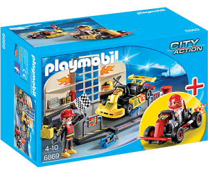 PLAYMOBIL 6869 StarterSet Warsztat gokartowy