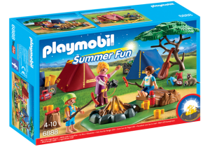 PLAYMOBIL 6888 Pole namiotowe z ogniskiem LED