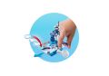 PLAYMOBIL 6833 Icebot z wyrzutnią dysków