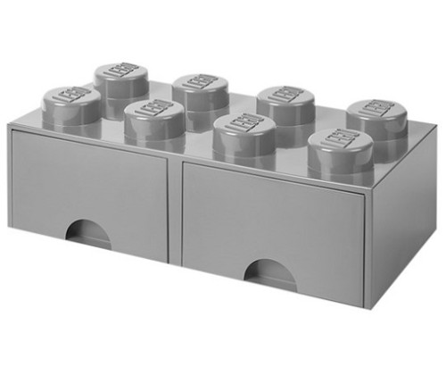 LEGO ® Pojemnik 8 Szara Szufladka