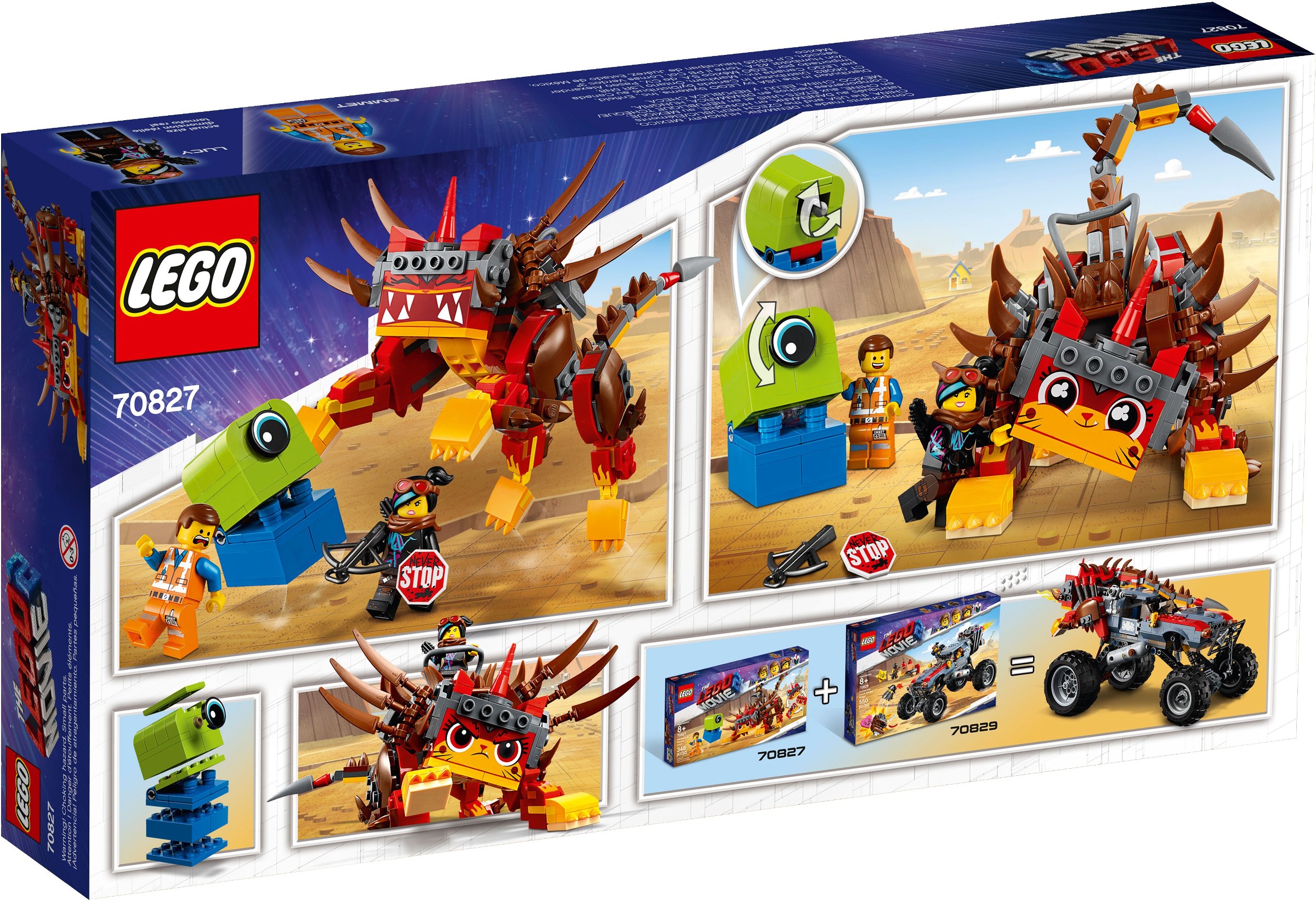 LEGO ® 70827 UltraKocia i Lucy Wojowniczka
