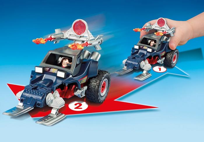 PLAYMOBIL 9058 Pojazd płozowy z piratem
