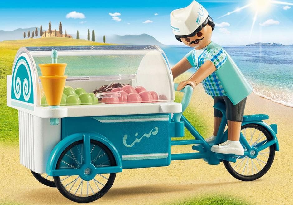 PLAYMOBIL 9426 Rower z wózkiem z lodami