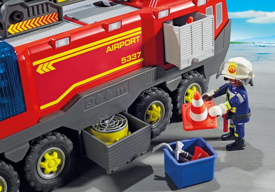 PLAYMOBIL 5337 Pojazd strażacki na lotnisku ze światłem