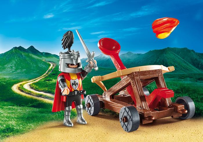 PLAYMOBIL 9106 Skrzyneczka Rycerz z katapultą