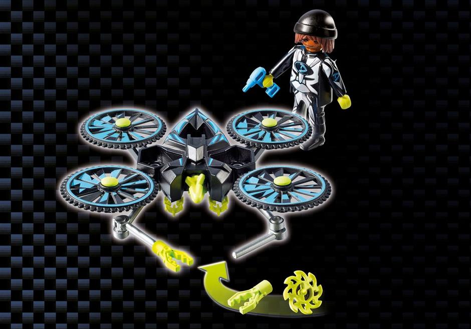 PLAYMOBIL 9250 Centrum Dowodzenia Dr. Drone'a
