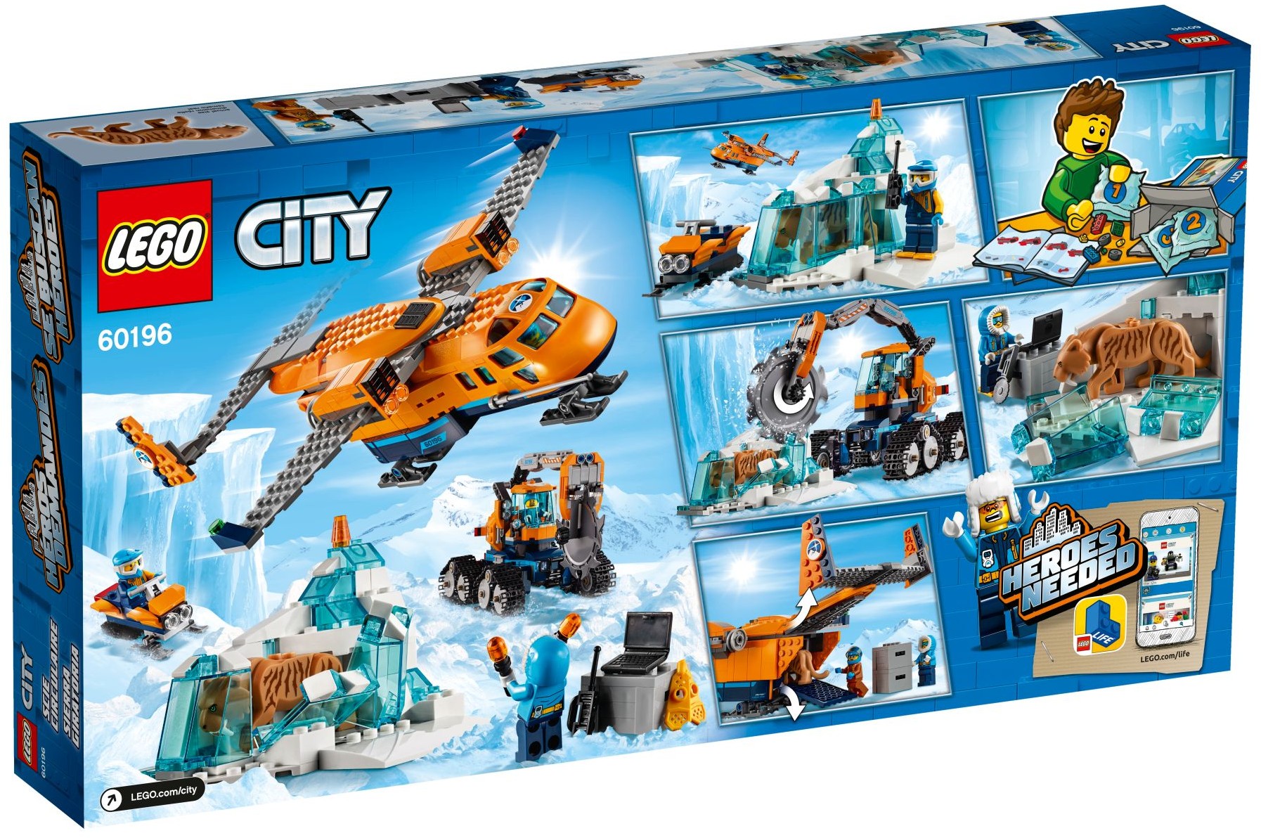 LEGO ® 60196 Arktyczny samolot dostawczy