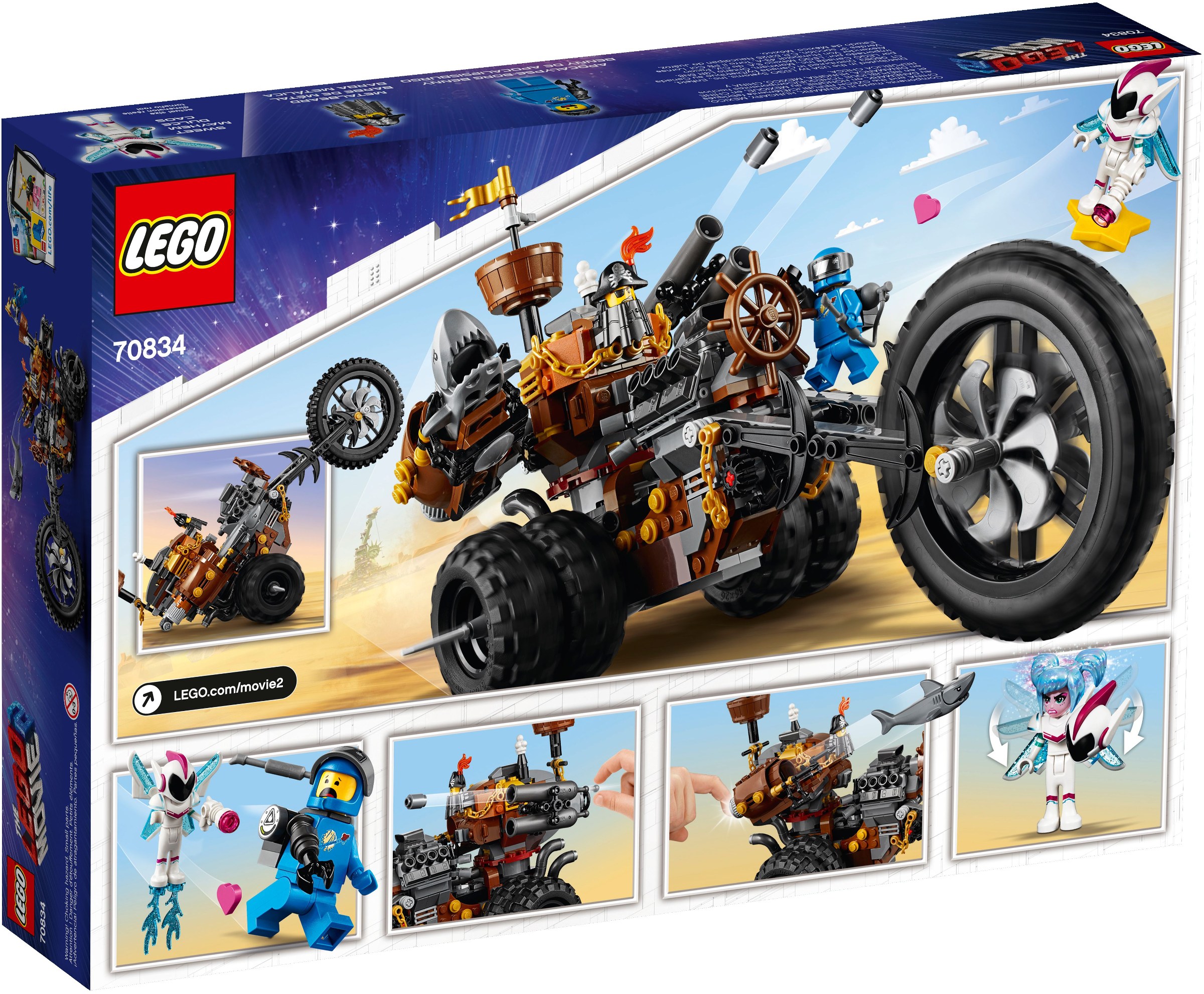 LEGO ® 70834 Trójkołowiec Stalowobrodego