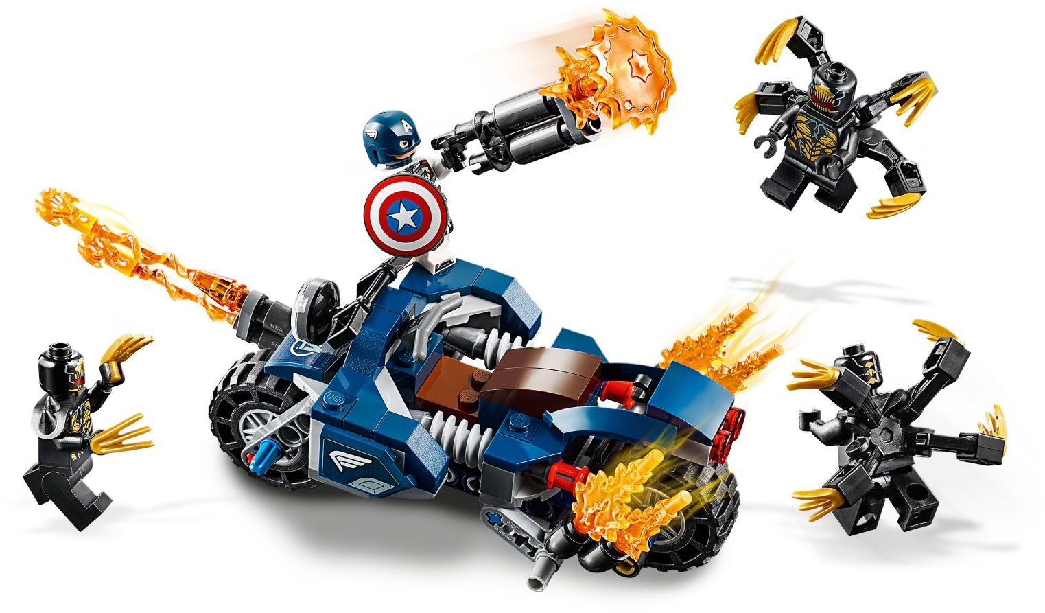 LEGO ® 76123 Kapitan Ameryka: atak Outriderów