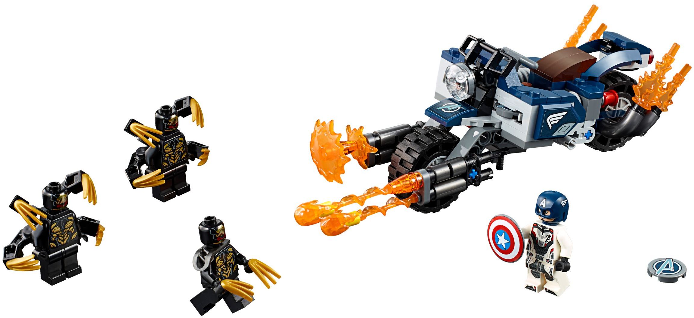 LEGO ® 76123 Kapitan Ameryka: atak Outriderów