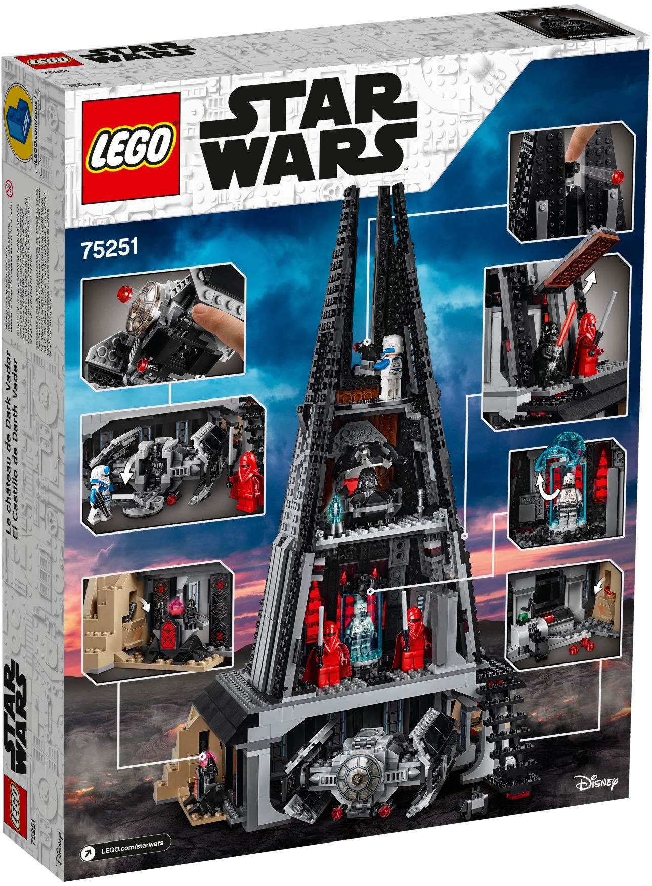 LEGO ® 75251 Zamek Dartha Vadera