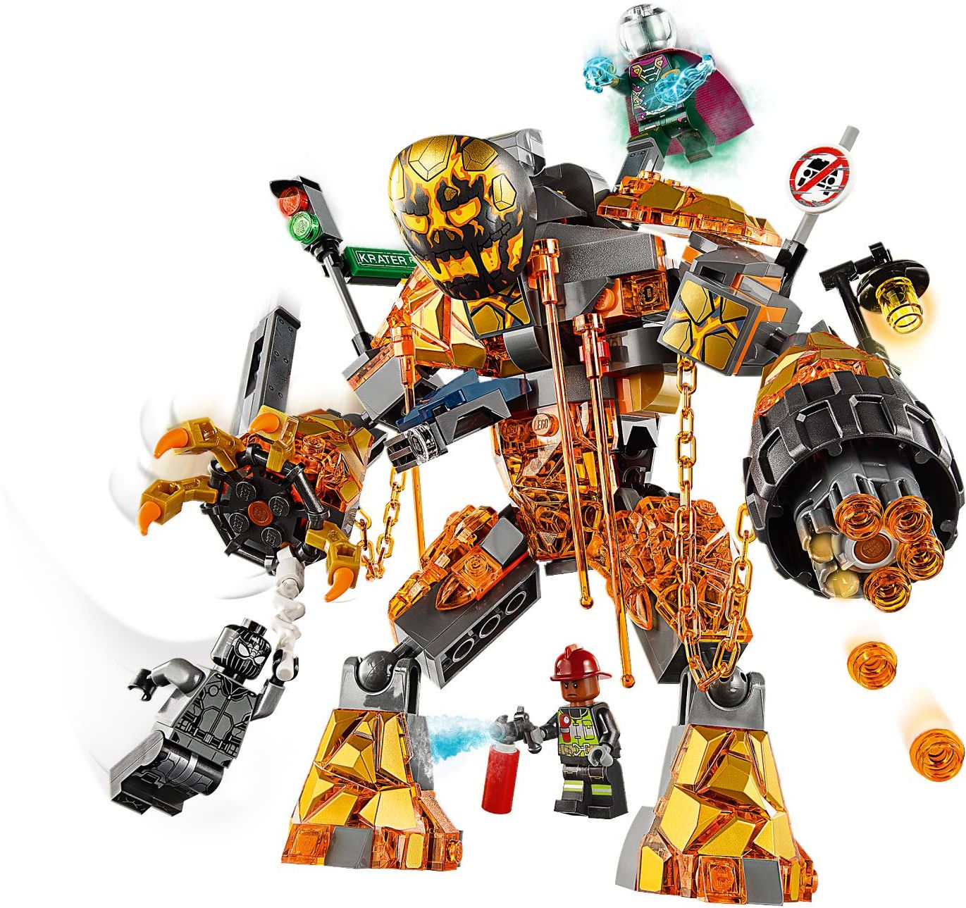 LEGO ® 76128 Super Heroes Bitwa z Molten Manem