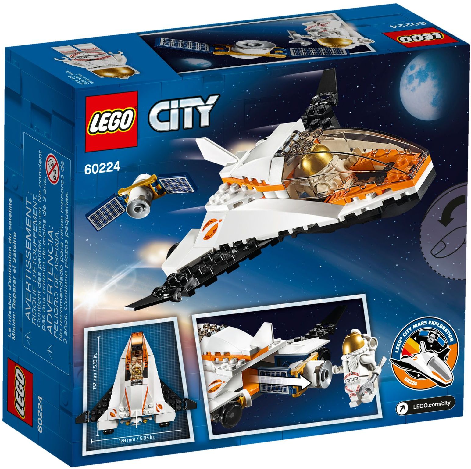 LEGO ® 60224 CITY Naprawa satelity