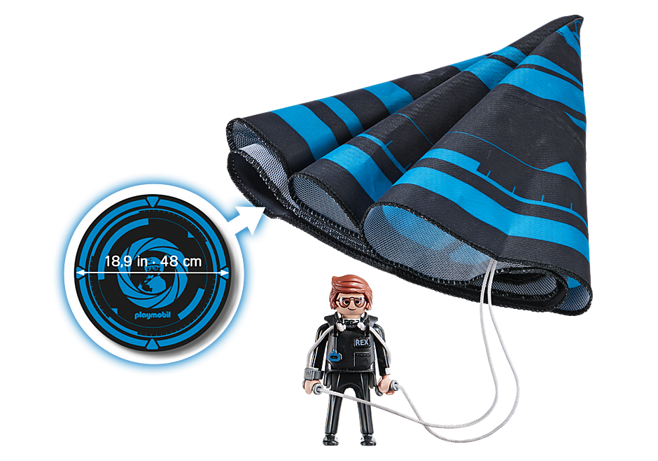 PLAYMOBIL: THE MOVIE Rex Dasher ze spadochronem