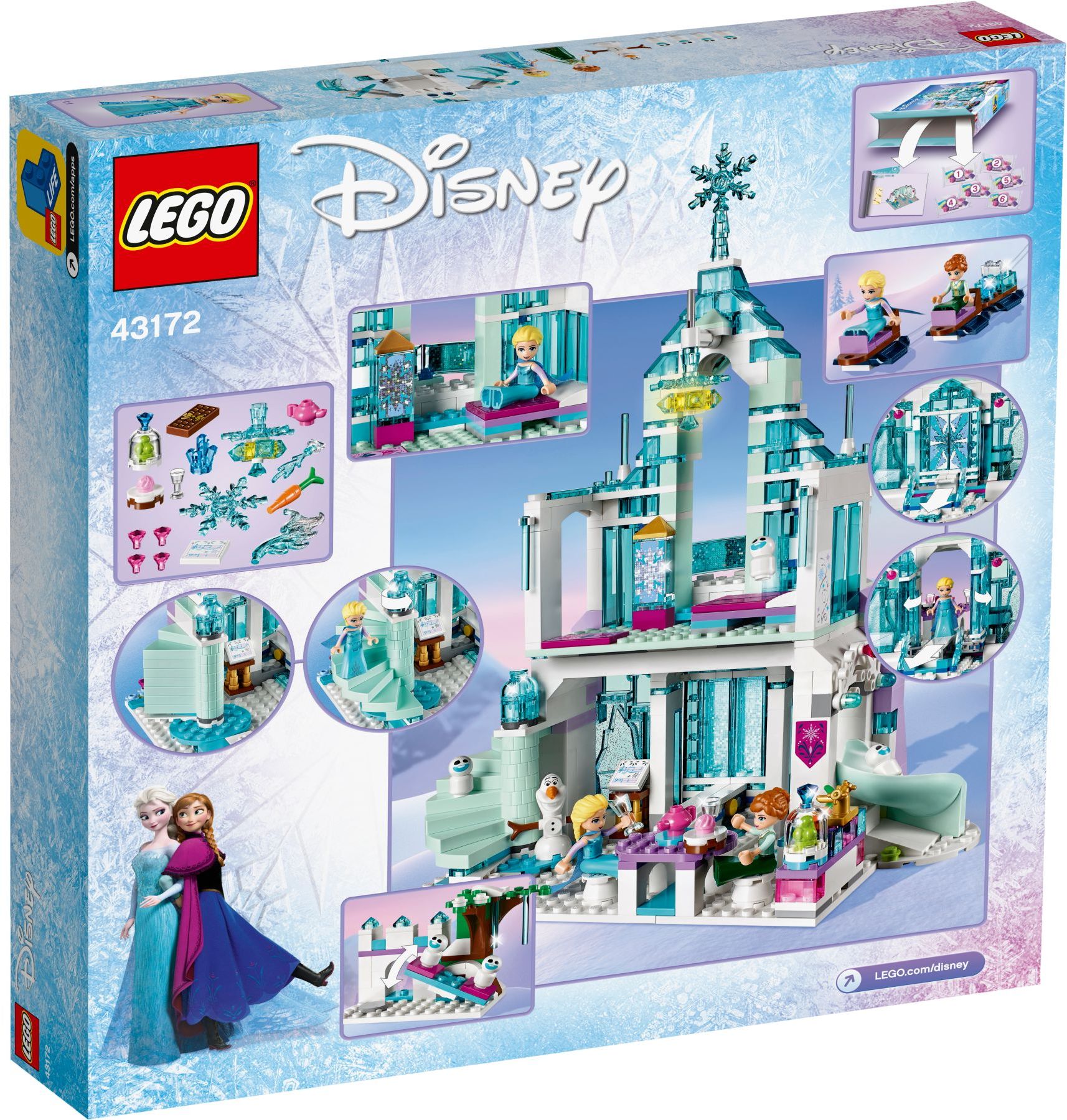 LEGO ® DISNEY 43172 Magiczny Pałac Elsy