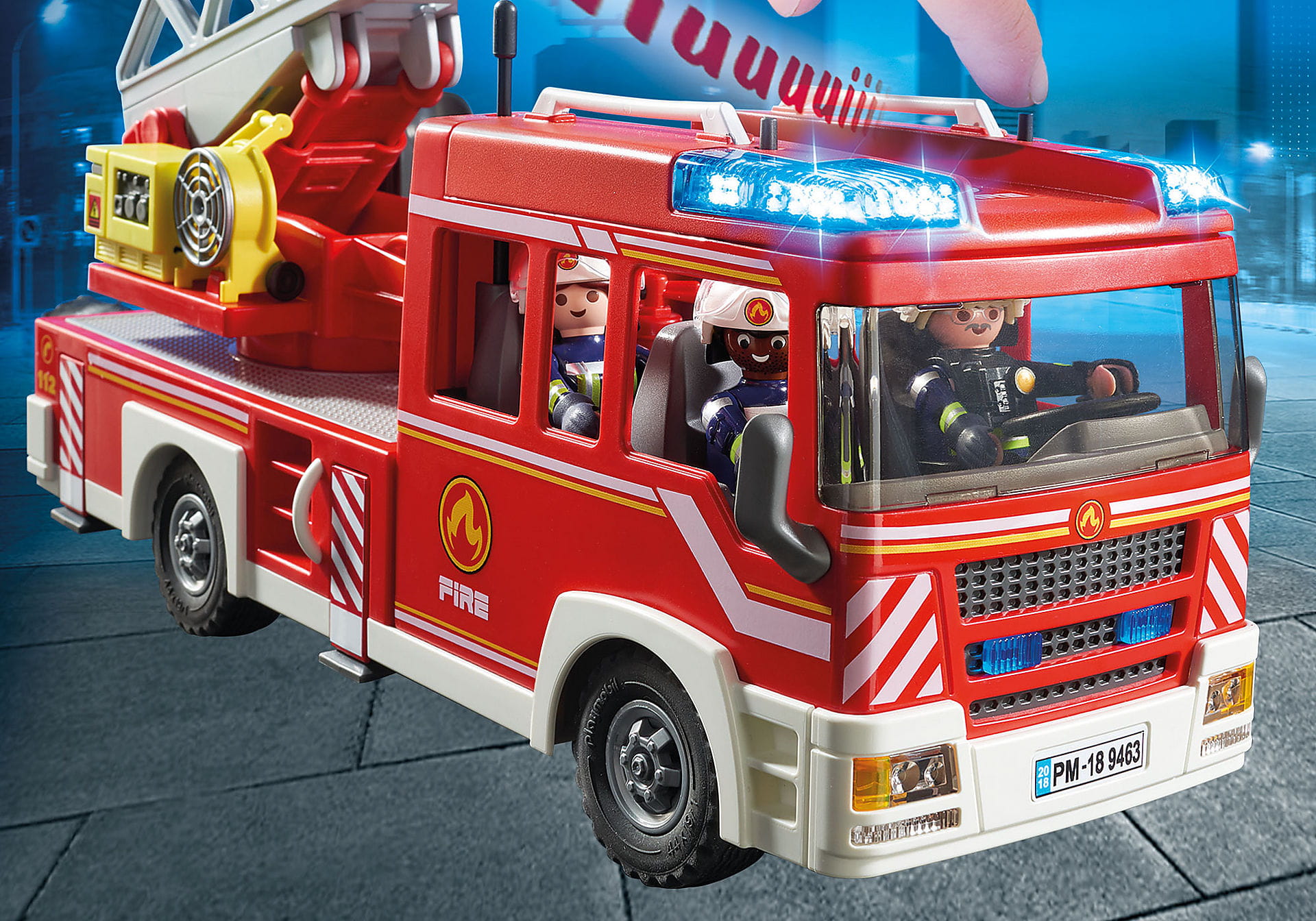 PLAYMOBIL 9463 Samochód strażacki z drabiną