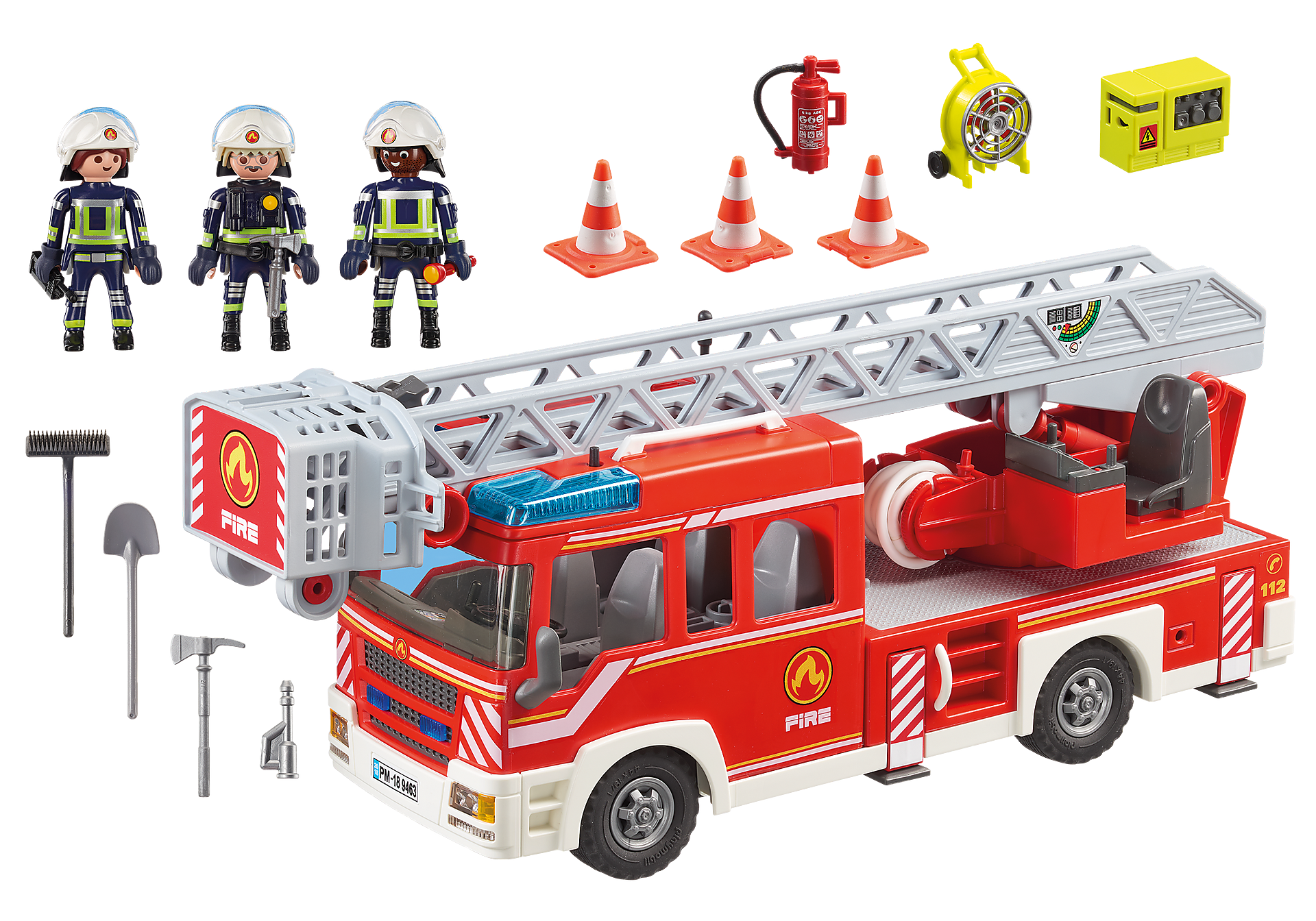 PLAYMOBIL 9463 Samochód strażacki z drabiną