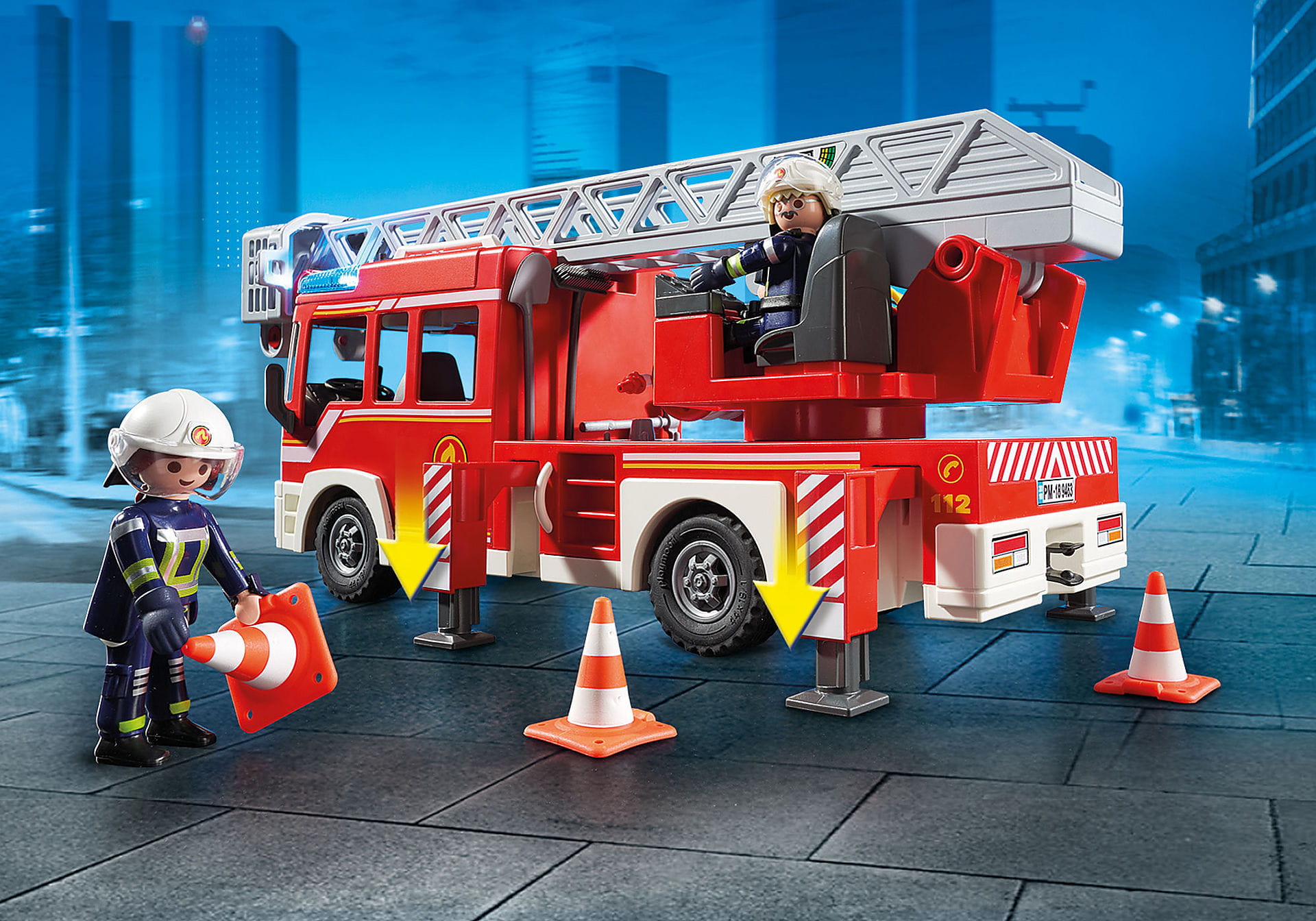 PLAYMOBIL 9463 Samochód strażacki z drabiną