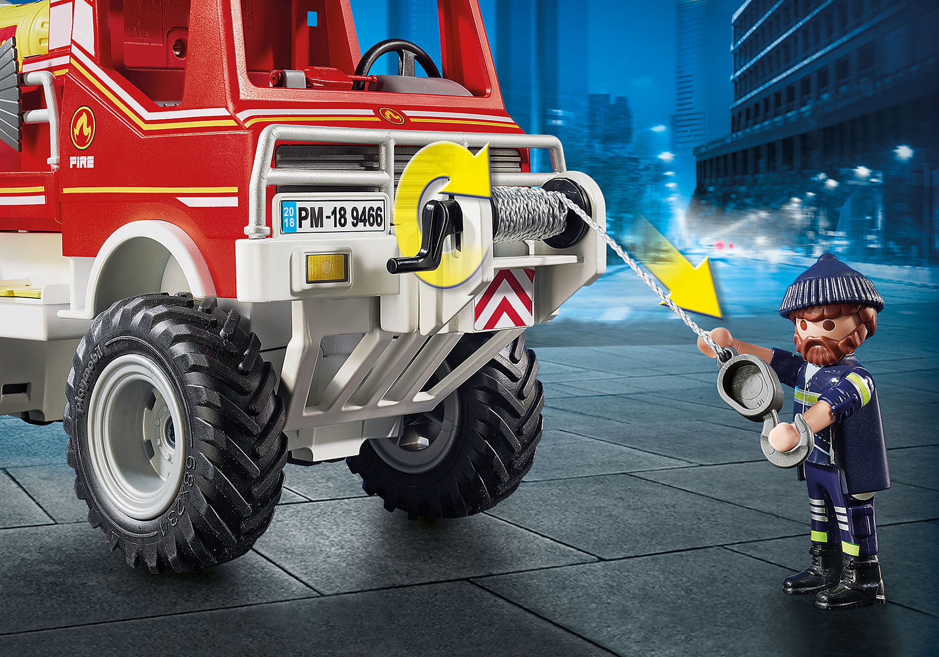 PLAYMOBIL 9466 Terenowy wóz strażacki
