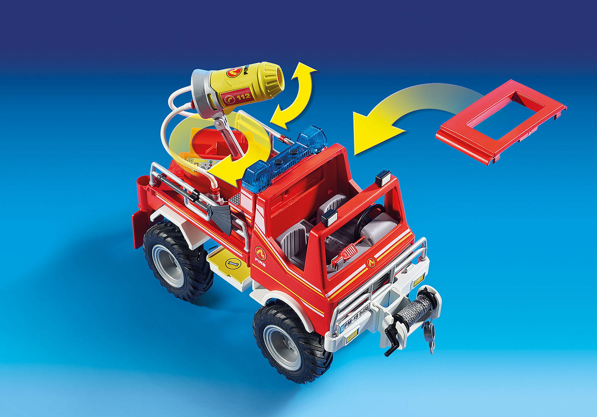 PLAYMOBIL 9466 Terenowy wóz strażacki