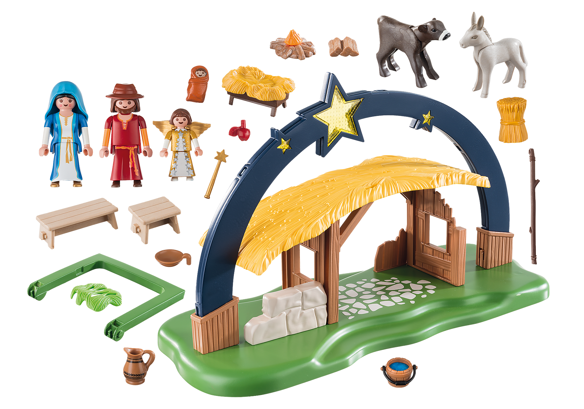 PLAYMOBIL 9494 Stajenka z oświetleniem