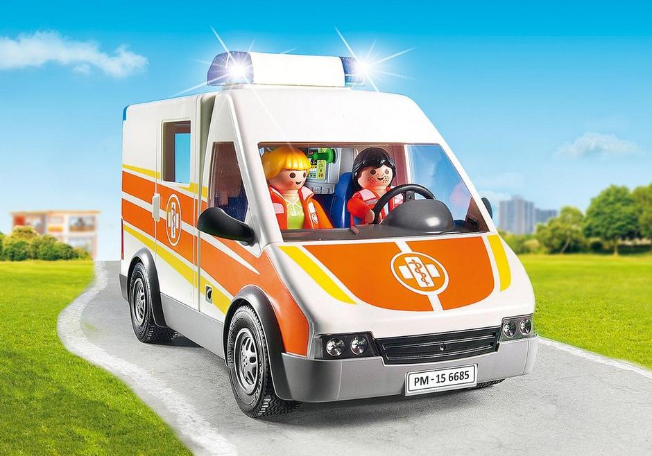 PLAYMOBIL 6685 Karetka ze światłem i dźwiękiem