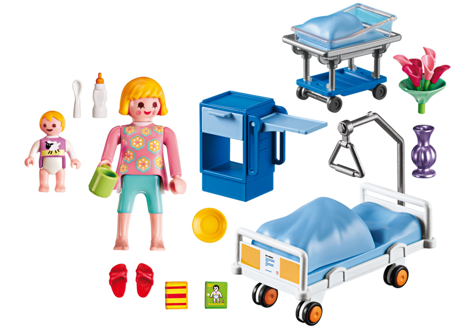 PLAYMOBIL 6660 Sala chorych z łóżkiem dla niemowlaka