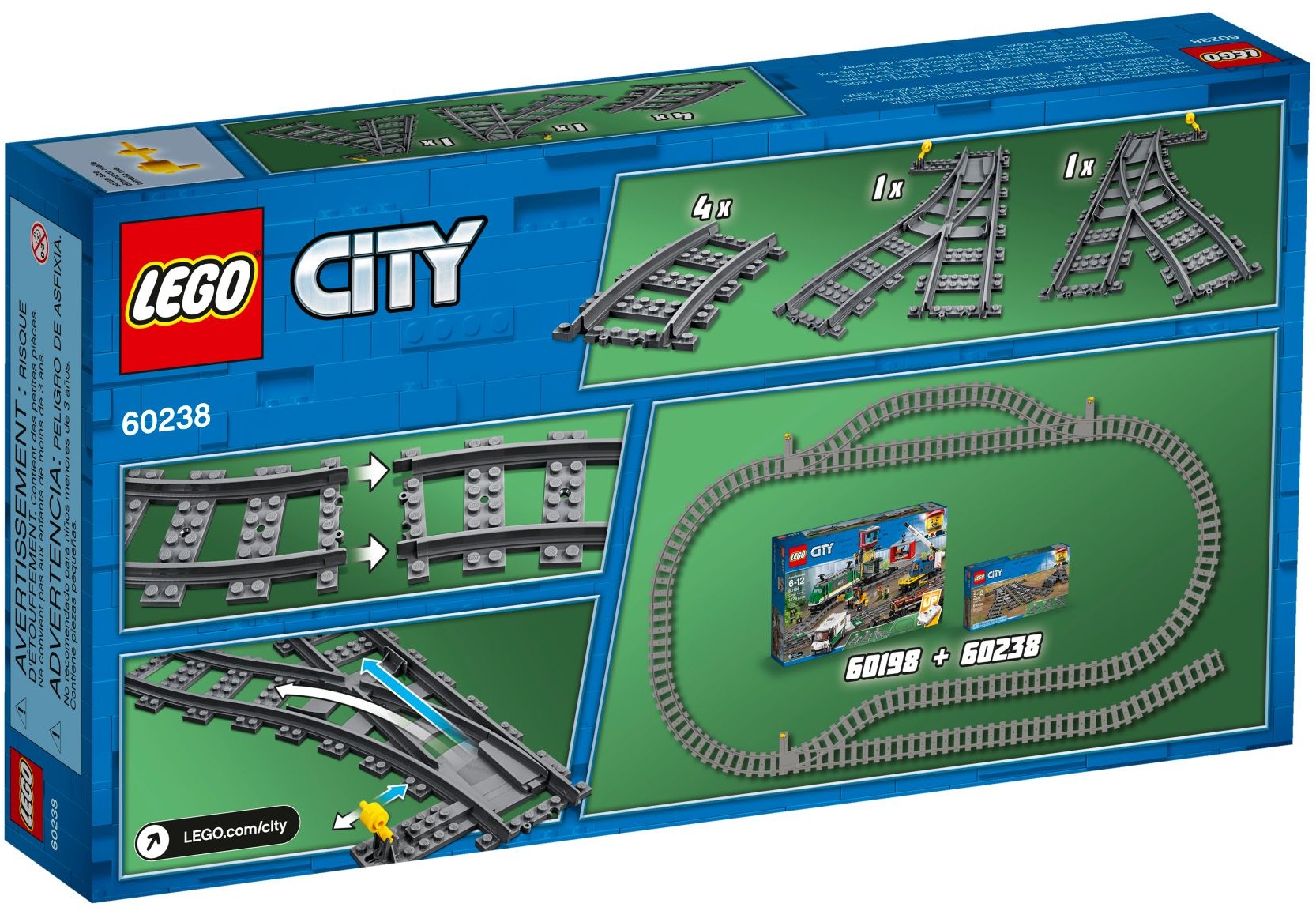 LEGO ® 60238 City Zwrotnice
