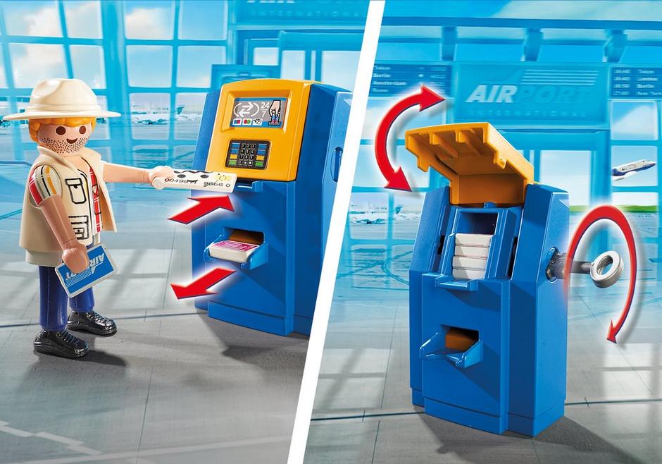 PLAYMOBIL 5399 Rodzina przy automacie check-in